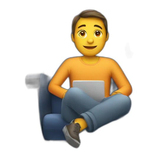 person sitting in an airplane-seat sticker