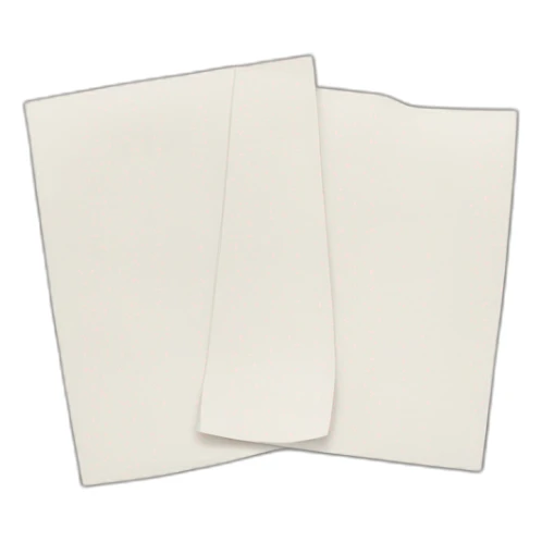 two pieces of paper with no face sticker