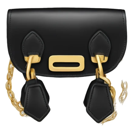 Birkin Bag in black with gold hardware sticker