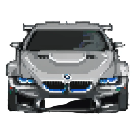 BMW sports car sticker