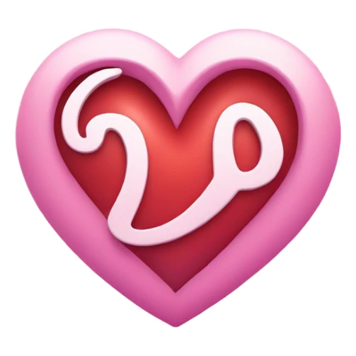heart with an s sticker