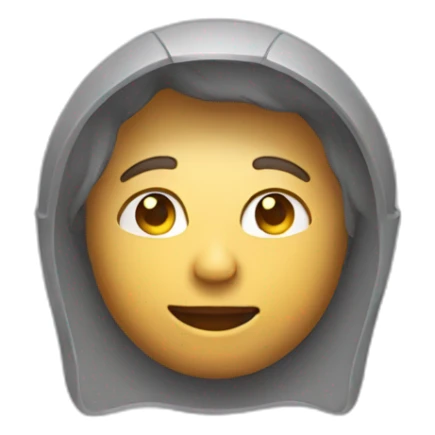 person with halo sticker