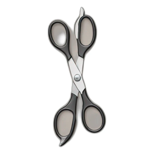 scissors are used to haircut sticker