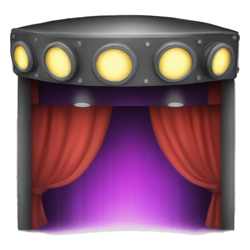 stage lights sticker