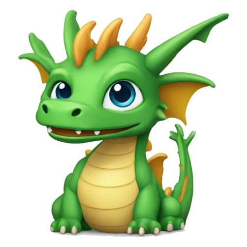 un dragon tecnologico, inteligente, innovador sticker
