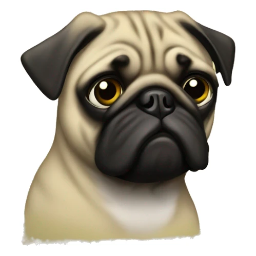 Pittsburgh Steelers pug sticker