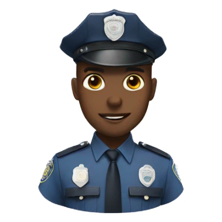 Police heart sticker