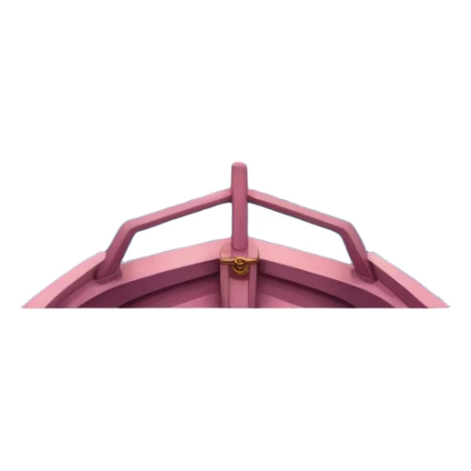 Mixed Caribbean ocean view from a boat with pastel pink moody sky sticker