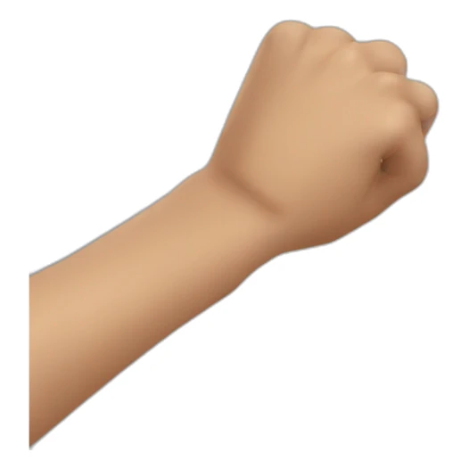 Wrist with pain sign at the site post boxing workout  sticker