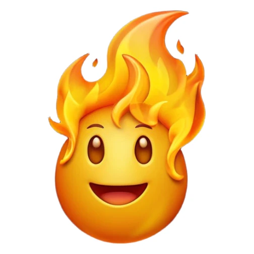 A photograph of a high-quality 3D 🔥👙💃 emoji  sticker