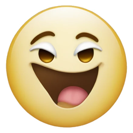 Laughing crying eyes emoji with big forehead sticker