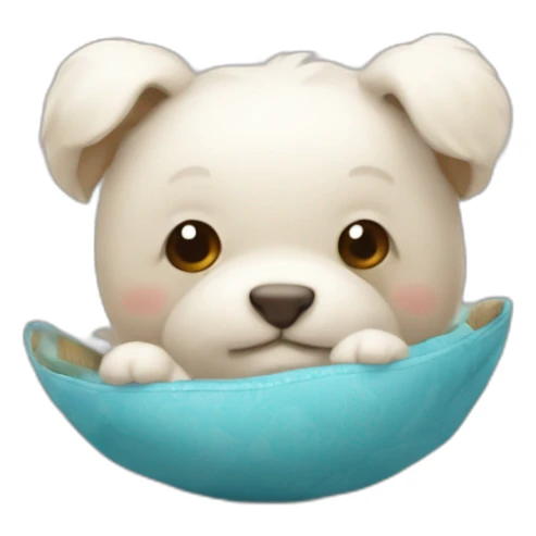 Doudou qui porte un baluchon sticker