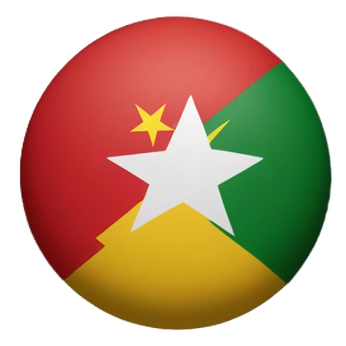 kurdistan flag with black on top red at bottom with sun in the middle  sticker