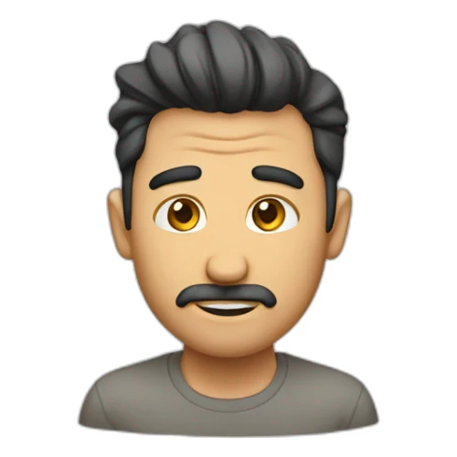 Hombre agarrandose la cabeza sticker