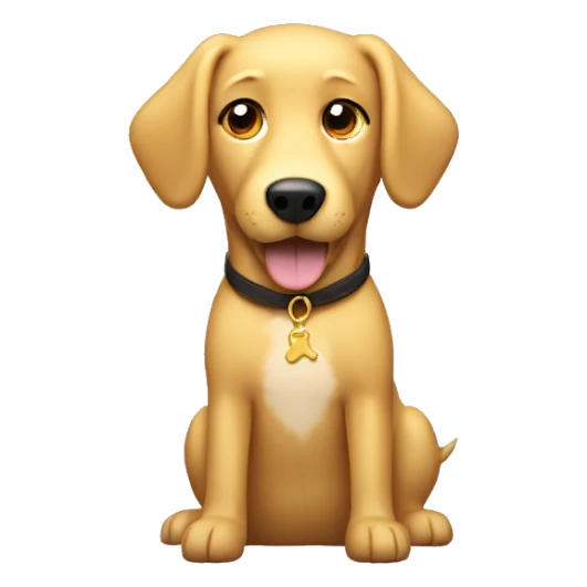 morph a golden dog with half up ears and a blonde guy sticker