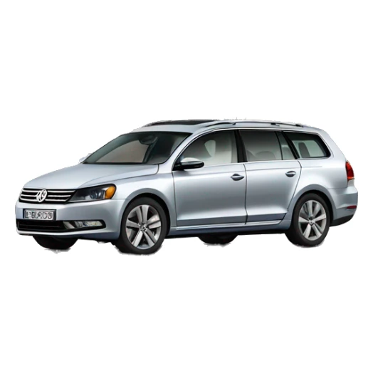 Volkswagen Passat b6 în abandonez house sticker