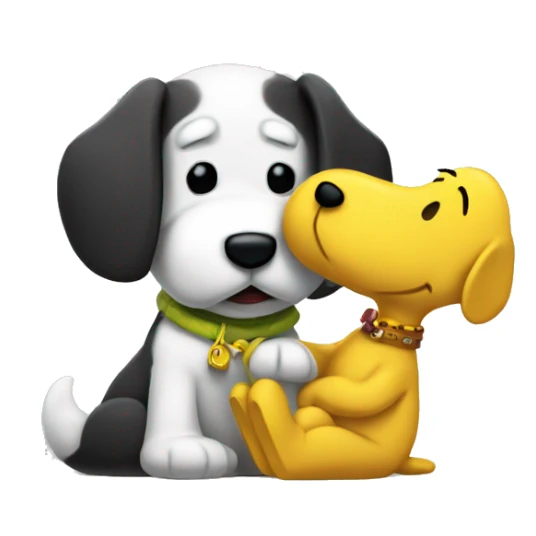 Snoppy and woodstock sticker