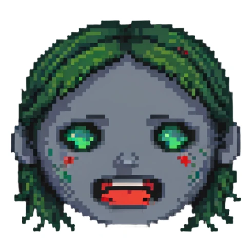 face showing both pain and satisfaction, optimal suffering sticker