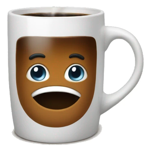 A huge mug of coffee sticker