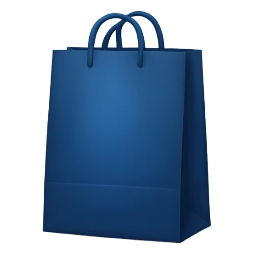 Dark blue shopping bag written Safirazul sticker