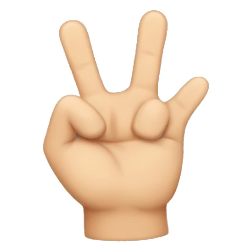 hand sign for bear sticker