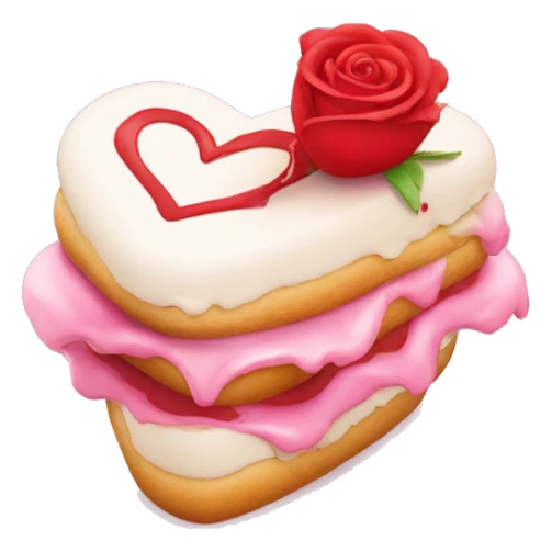 Un coeur rouge avec des eclair de tonnerre rose autour  sticker