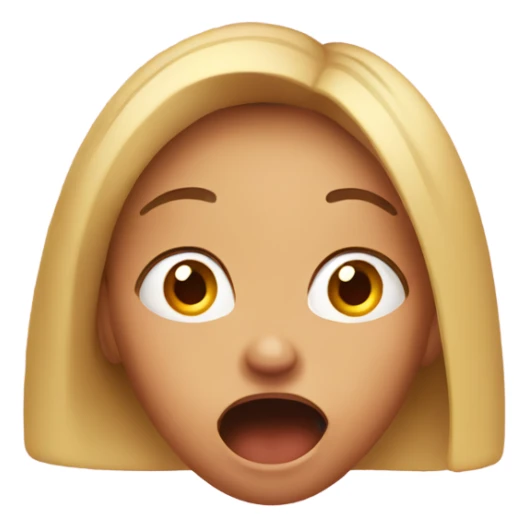 Shocked girl  sticker