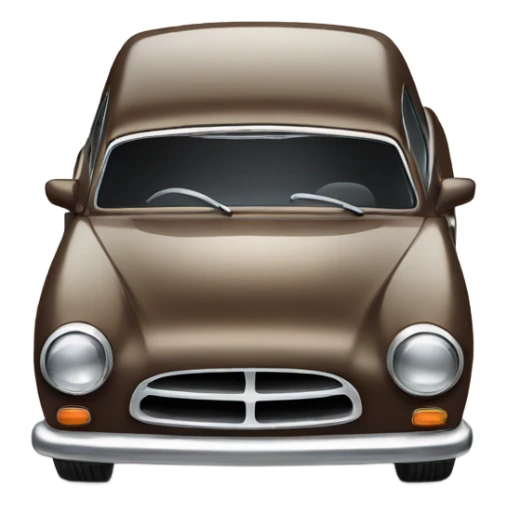 car shadow on white background sticker