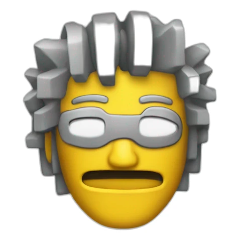 bender besa mi brillante culo metálico sticker