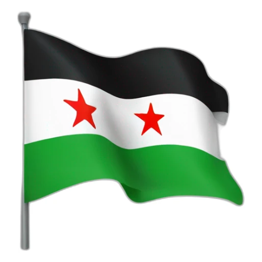 Flag of the Syrian revolution  sticker