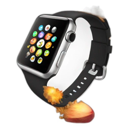 apple-watch-explosion sticker