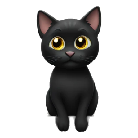 Black cat looking oit of the window and judging people sticker