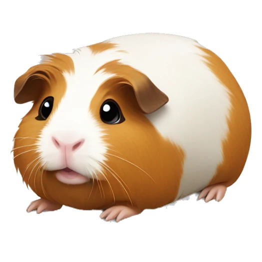 Guinea pig with a broken foot  sticker