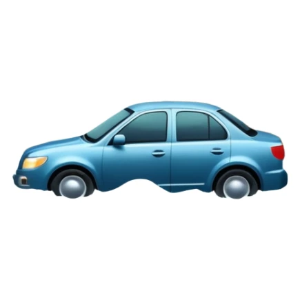 showing a flood disaster scene with strong water waves overflowing streets, partially submerged houses and cars, dark cloudy sky sticker