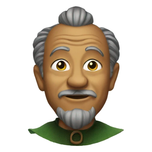 The wizard of oz head sticker