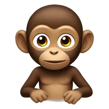 Gay little monkey at the Apple Store  sticker