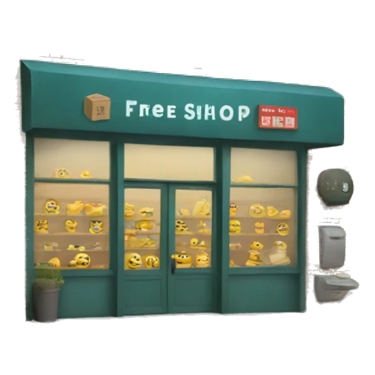 The Free Shop sticker