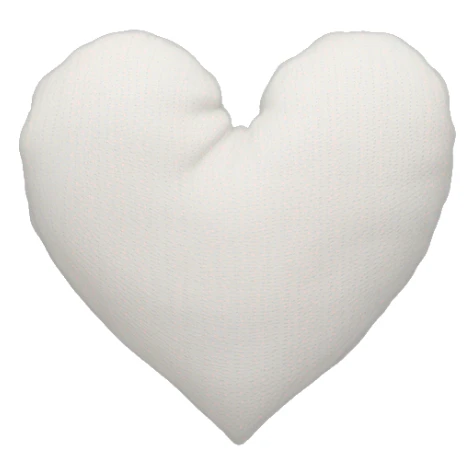 White heart that looks like a blanket sticker