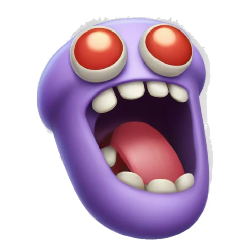 toe jammer from the hit game my singing monsters sticker