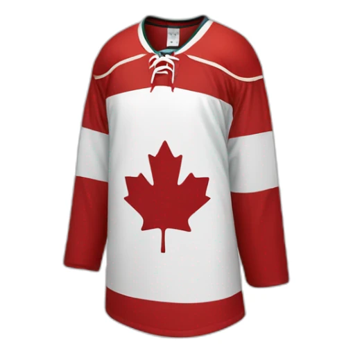 hockey jersey red color sticker