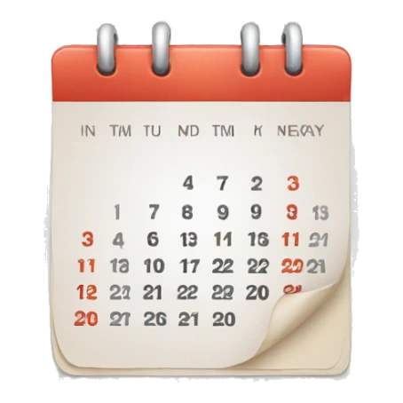 Calendar icon sticker