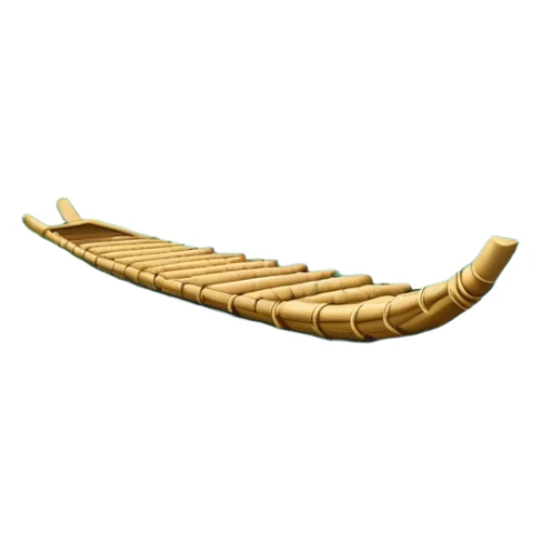 Li River Guilin with karst mountains and bamboo raft, simplified emoji style with bold outlines and bright colors, cartoon style limestone peaks with river sticker