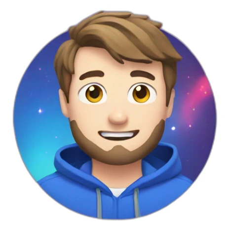 mrbeast logo of youtube sticker