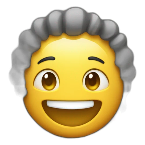 crea un emoji que tenga forma de gota de agua con una sonrisa  sticker