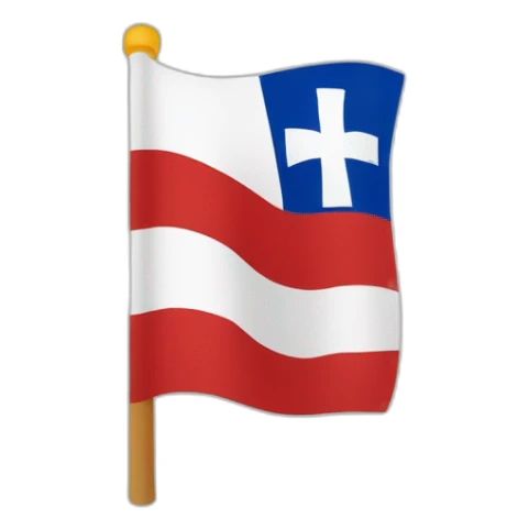 Région de France la Corse en drapeau sticker