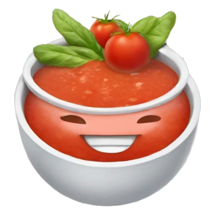 Haz un emoji de un gazpacho sticker