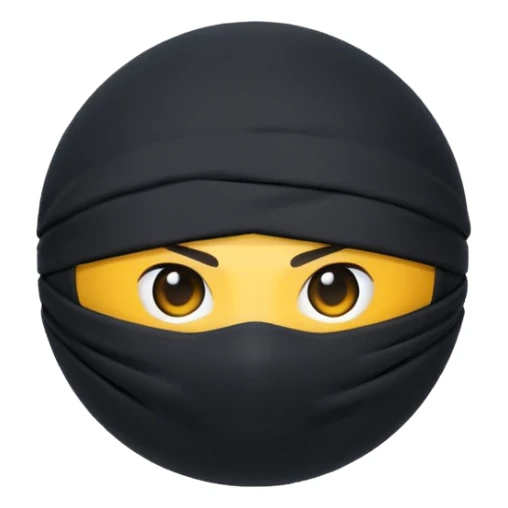 Black fabric Limbless ninja/robber ball sphere! It’s rollable sticker