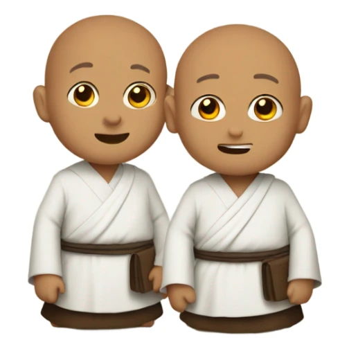 we three monks are going to plum village  sticker