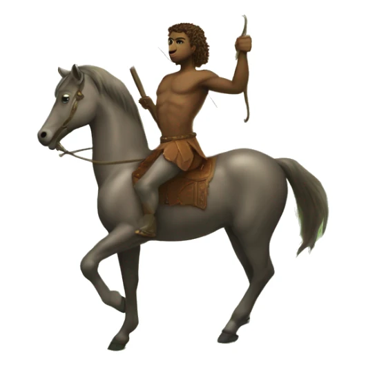 centaur: Half-human, half-horse creatures known for their wisdom and skills in astrology and archery, living in the Forbidden Forest. sticker