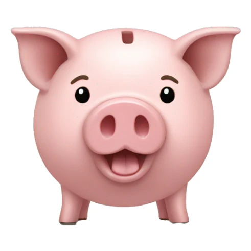pig bank sticker